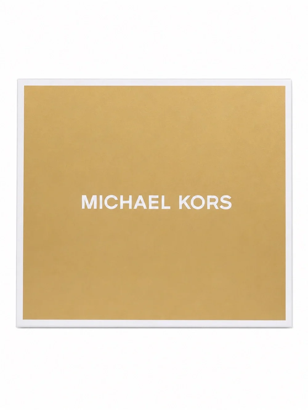 Michael Kors Empty Gift Box Magnetic Closure Gold 12” x 9” x 4”